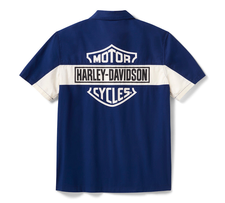 CAMISA H-D ESSENTIAL COLOR BLOCKED MECHANICS PARA HOMBRE 96191-26VM