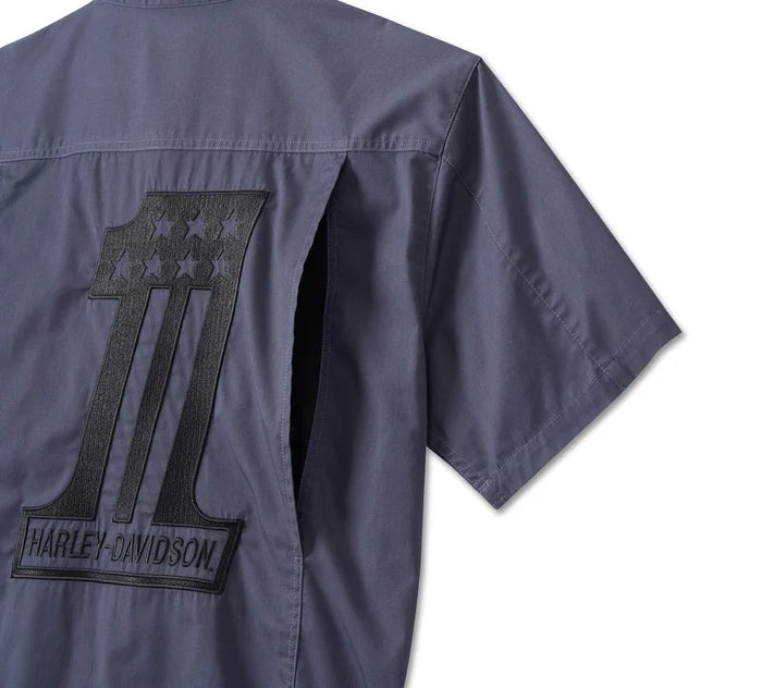 Camisa manga corta Racing Performance #1 para caballeros - 96456-24VM
