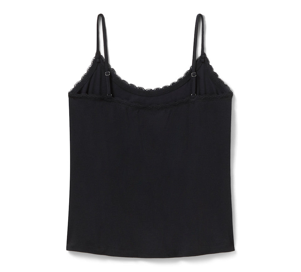 Camiseta Bling Lace Tank para mujer - Harley Black 96674-26VW