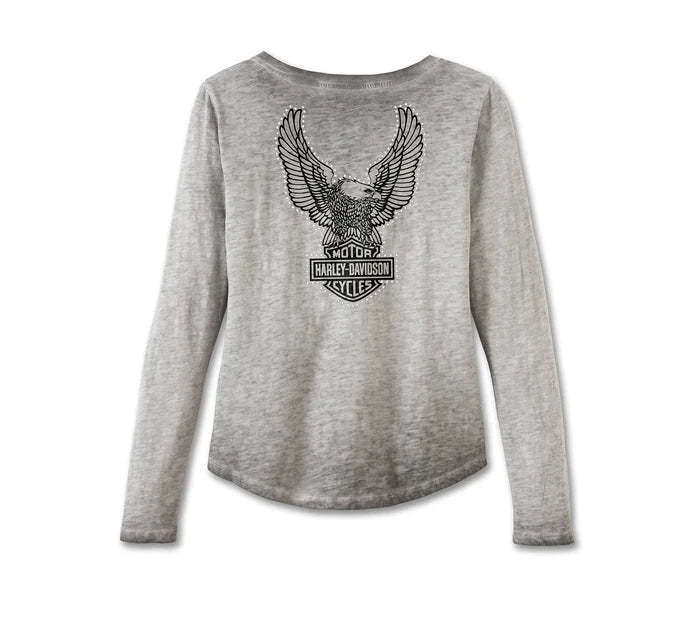 Blusa con cordones Harley-Davidson® para mujer - 97484-23VW