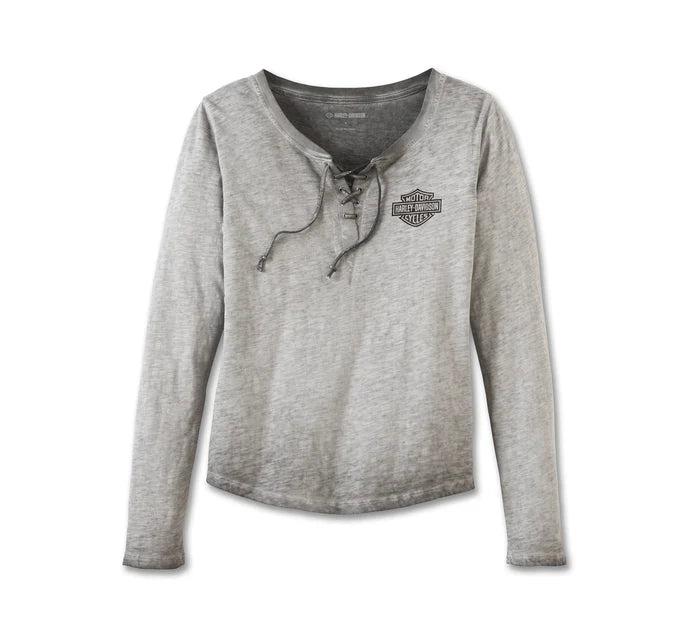 Blusa con cordones Harley-Davidson® para mujer - 97484-23VW