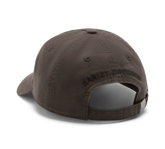 Gorra H-D American Classic Switchback Adjustable para hombre - Black Olive 97671-26VM