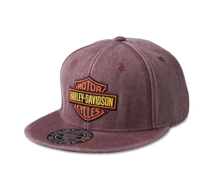 Gorra Bar & Shield Washed Fitted - Decadent Chocolate 97777
