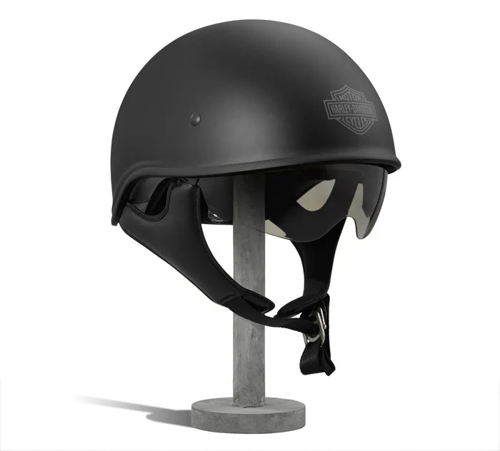 Casco half negro mate 2025