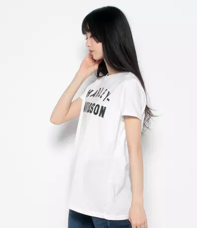 Camiseta Harley-Davidson para mujer Forever Racer Font blanca 99020-23VW