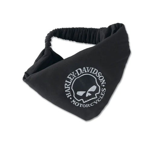 Bandana metálica con calavera Willie G para mujer-99401-24vw