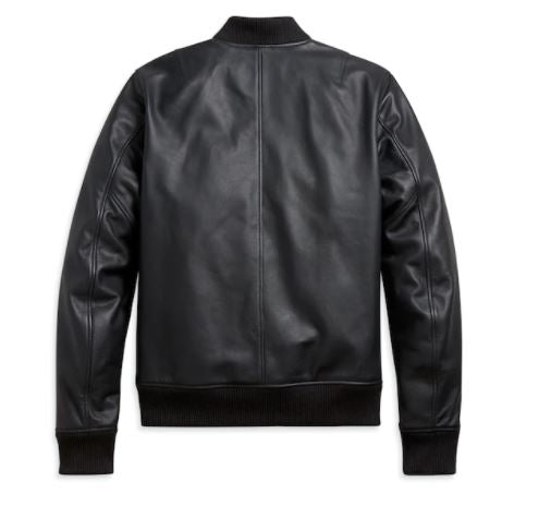 Chaqueta funcional Bomber de cuero para mujer 97004-21NW