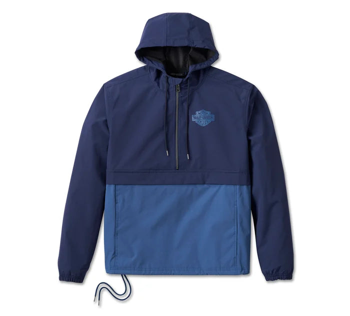 Chamarra rompevientos para hombre color azul 97442 23VM Coyote H D