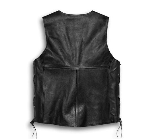 Chaleco de cuero Harley-Davidson® para hombre 98024-18VM