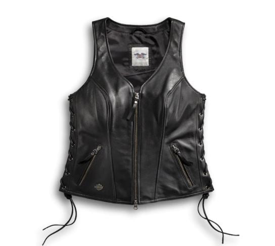 Chaleco de cuero Harley-Davidson Avenue para mujer - 98071-14VW