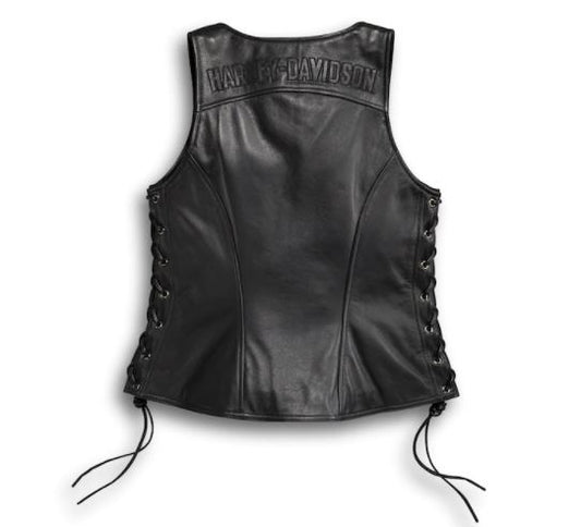 Chaleco de cuero Harley-Davidson Avenue para mujer - 98071-14VW