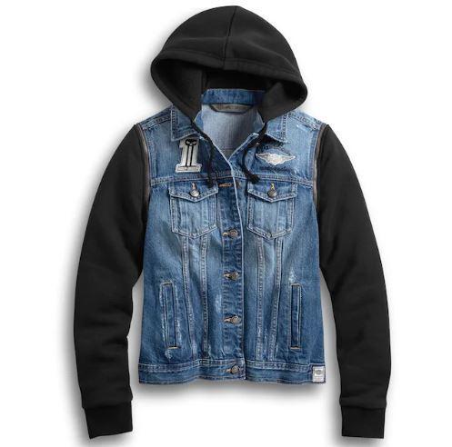 Chaqueta Vaquera Chaleco De Mezclilla Con Sudadera Chaqueta