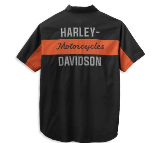 Camisa con logo en bloque de cobre para hombre 99070-21VM