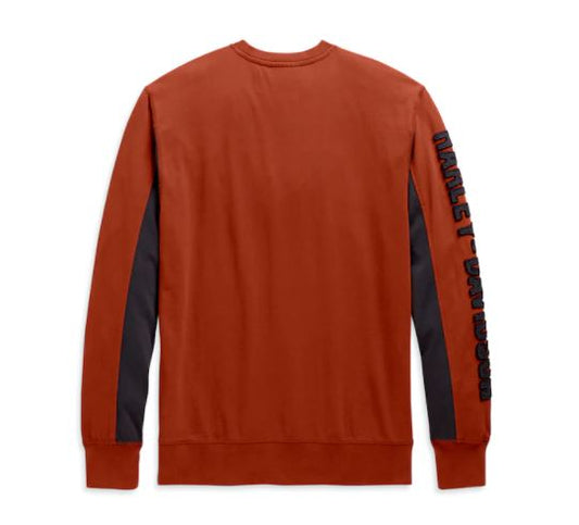 Camiseta de manga larga con bloques de cobre para hombre 99083-20VM