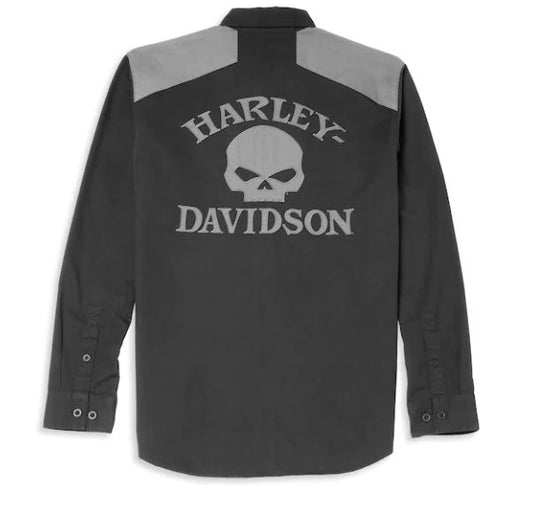 Camisa Willie G (TM) con bloques de color y hombros descubiertos para hombre 96195-22VM