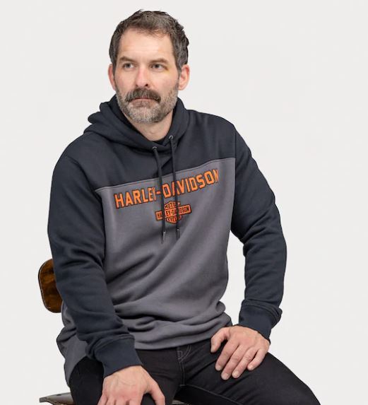 Sudadera con capucha colorblock para hombre 96189-22VM