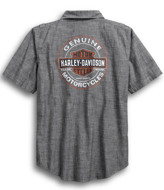 Camisa Harley-Davidson para Hombre Estilo Genuine Oil Can - 99068-18VM