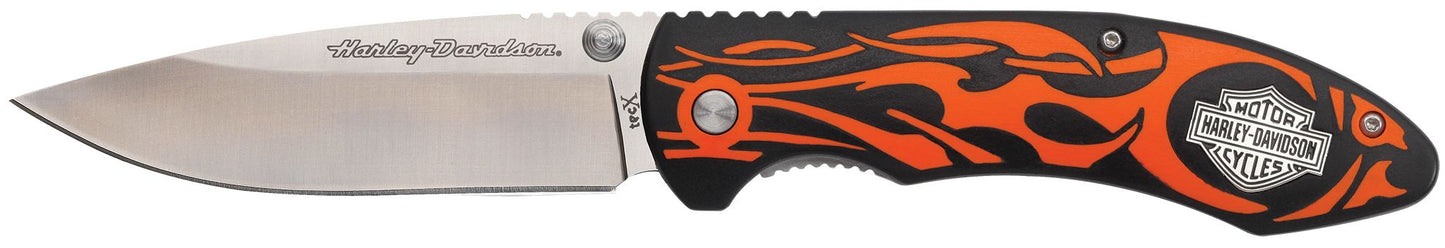 Set de regalo Harley-Davidson® TecX Flame Knife y encendedor Zippo