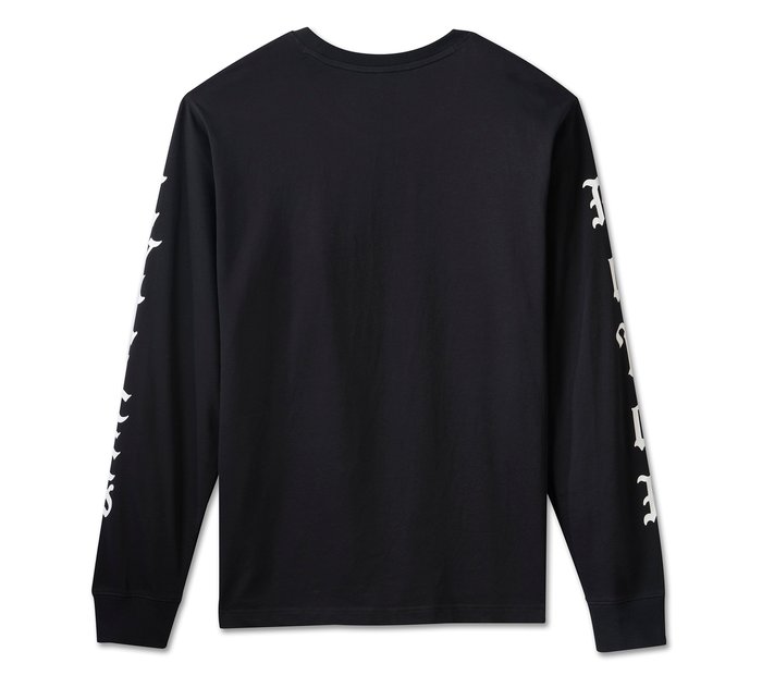 Playera Old English Stacked Bar & Shield Harley-Davidso® para hombre - 96019-25VM