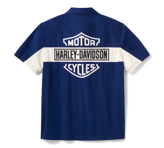 CAMISA H-D ESSENTIAL COLOR BLOCKED MECHANICS PARA HOMBRE 96191-26VM