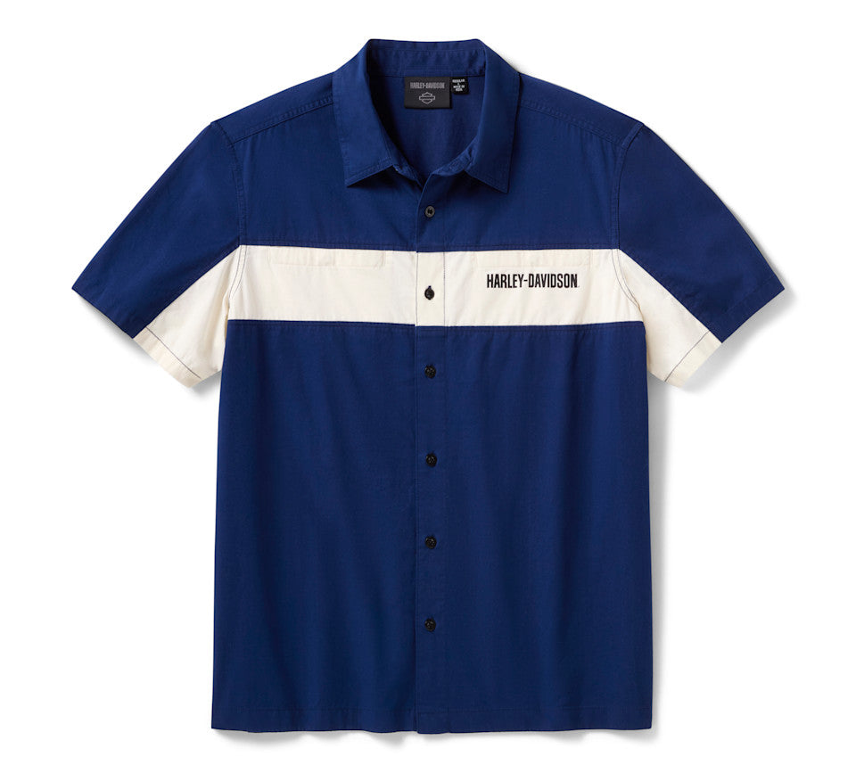 CAMISA H-D ESSENTIAL COLOR BLOCKED MECHANICS PARA HOMBRE 96191-26VM