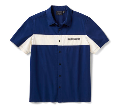 CAMISA H-D ESSENTIAL COLOR BLOCKED MECHANICS PARA HOMBRE 96191-26VM
