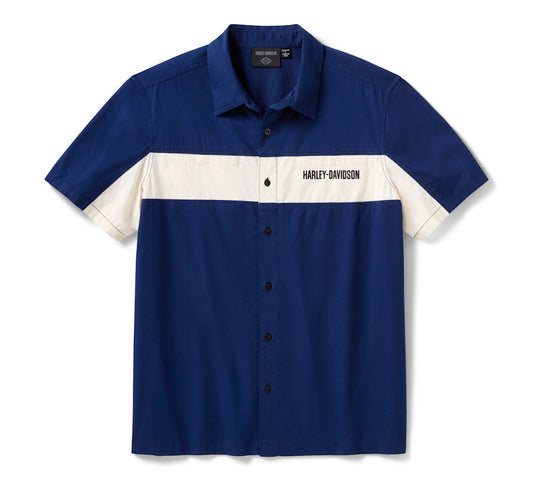 CAMISA H-D ESSENTIAL COLOR BLOCKED MECHANICS PARA HOMBRE 96191-26VM