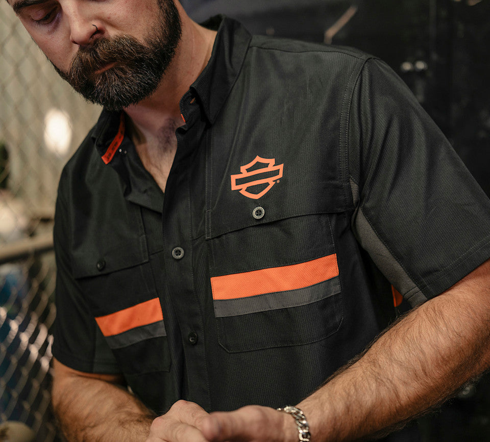 CAMISA DE MANGA CORTA VENTILADA HD TECH PARA HOMBRE-96294-26VM