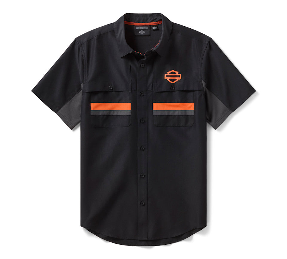 CAMISA DE MANGA CORTA VENTILADA HD TECH PARA HOMBRE-96294-26VM
