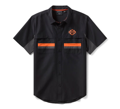 CAMISA DE MANGA CORTA VENTILADA HD TECH PARA HOMBRE-96294-26VM