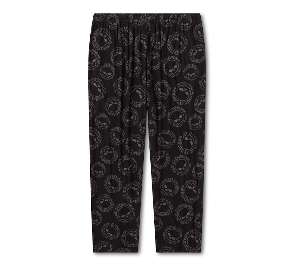 Pantalón de pijama Willie G Skull para hombre  96439-26VM
