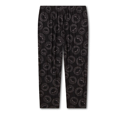 Pantalón de pijama Willie G Skull para hombre  96439-26VM