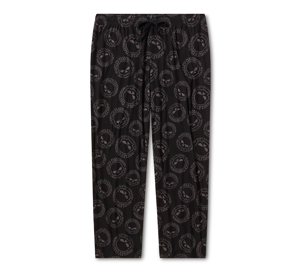 Pantalón de pijama Willie G Skull para hombre  96439-26VM
