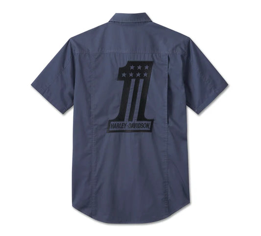 Camisa manga corta Racing Performance #1 para caballeros - 96456-24VM