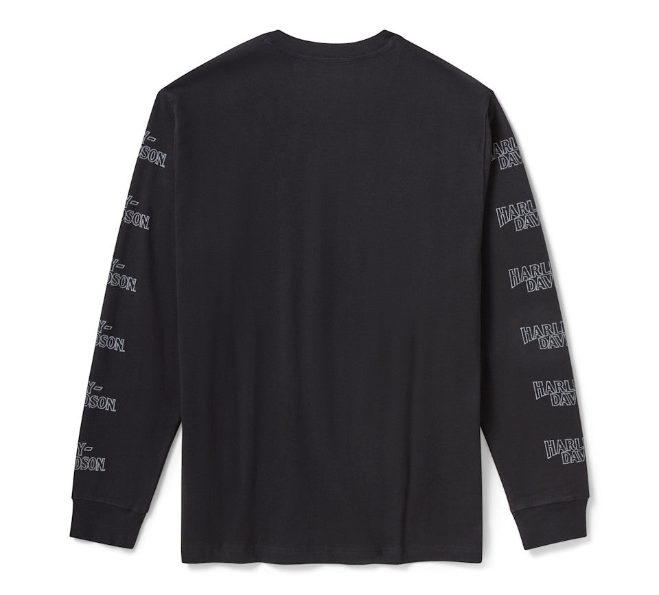 Camiseta H-D American Classic Eagle Long Sleeve Graphic para hombre 96498-26VM