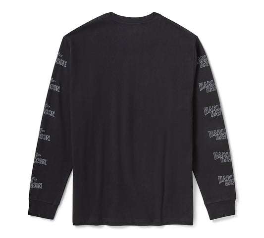 Camiseta H-D American Classic Eagle Long Sleeve Graphic para hombre 96498-26VM