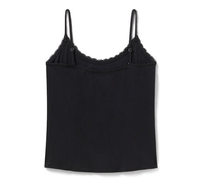 Camiseta Bling Lace Tank para mujer - Harley Black  96674-26VW