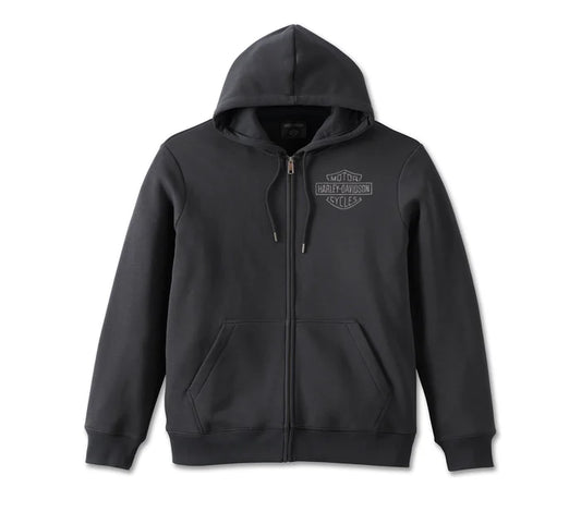 Sudadera Harley-Davidson® con capucha y cremallera para hombre - 96767-23VM