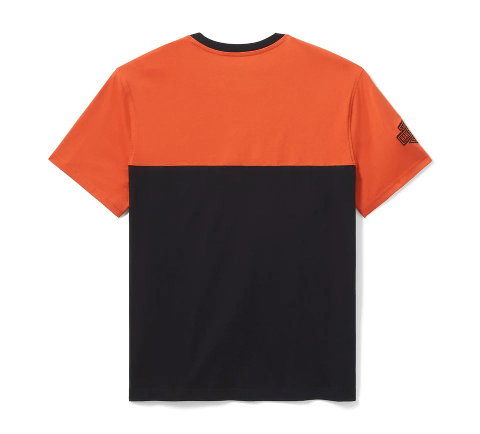 CAMISETA BÁSICA COLORBLOCK PARA HOMBRE 96797-25VM