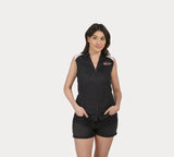 Camisa Liberty sin mangas con cremallera frontal para mujer -97518-23VW