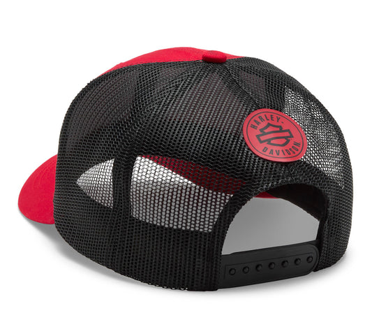 GORRA ADJUSTABLE TRUCKER- HOT ROD RED - BLACK -97604-26VM-97684-26RM