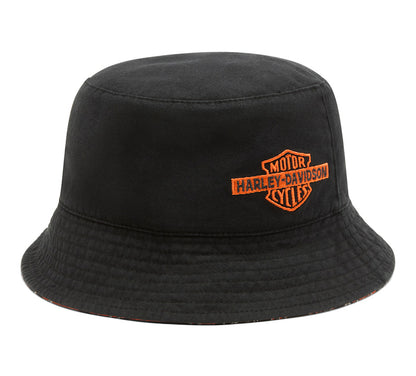 SOMBRERO TIPO PESCADOR REVERSIBLE CON LATA DE ACEITE ESENCIAL HD-97608-26VX