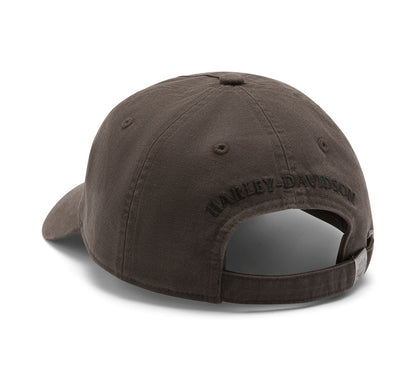 Gorra H-D American Classic Switchback Adjustable para hombre - Black Olive 97671-26VM