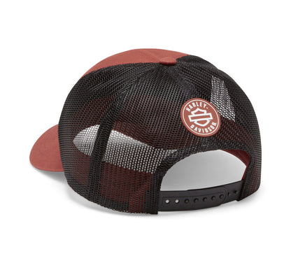 Gorra Logo Colorblock Adjustable Trucker para hombre - Barn Red 97675-26VM