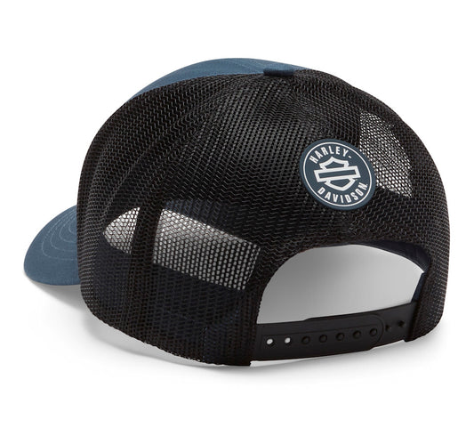 Gorra Logo Colorblock Adjustable Trucker para hombre - Midnight Navy 97678-26VM