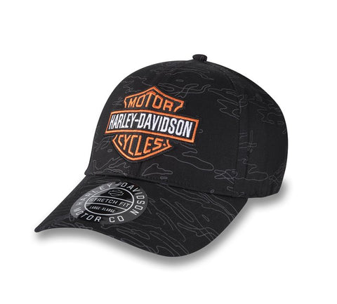 Gorra Enflame Bar & Shield Stretch-Fit Harley-Davidson® - 97745-24VM