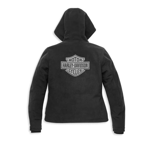 Harley-Davidson® Women, Waterproof Fleece Jacket, Black 98119-21VW