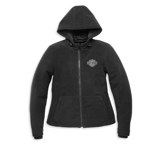Harley-Davidson® Women, Waterproof Fleece Jacket, Black 98119-21VW