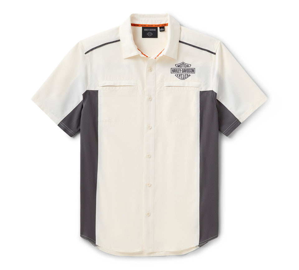 MEN'S H-D TECH BAR & SHIELD VENTED SHIRT-98098-26VM