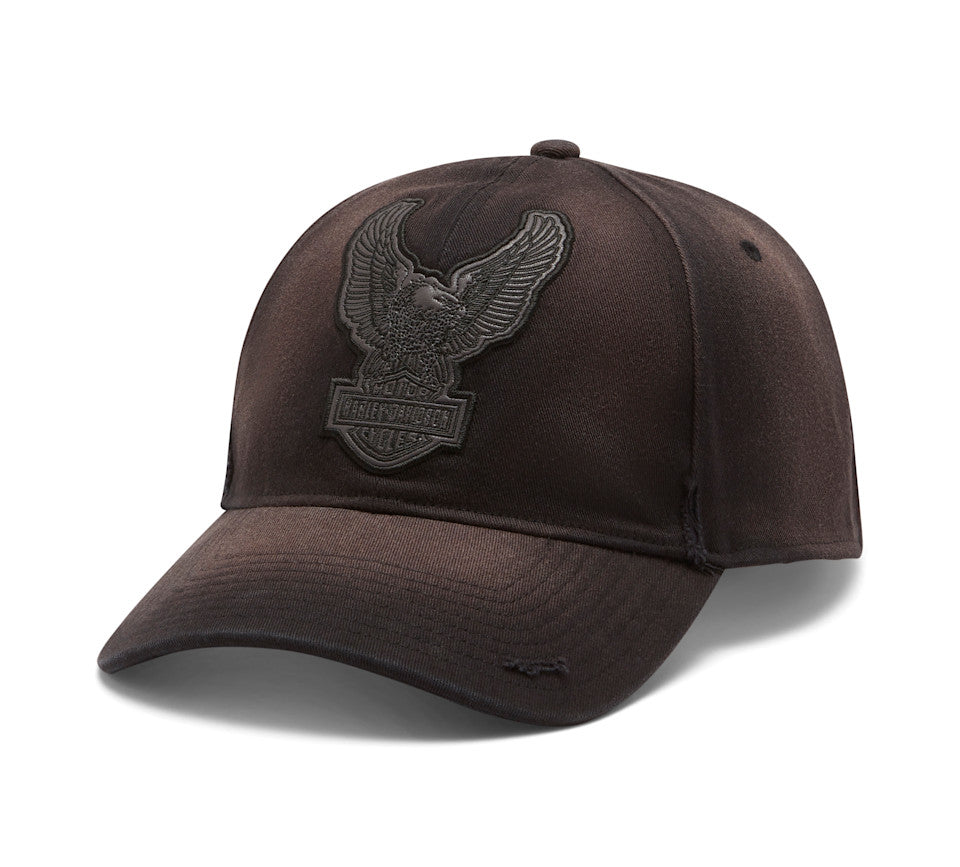 Gorra Upright Eagle Patch Softail Stretch Fit para hombre 99402-26VM